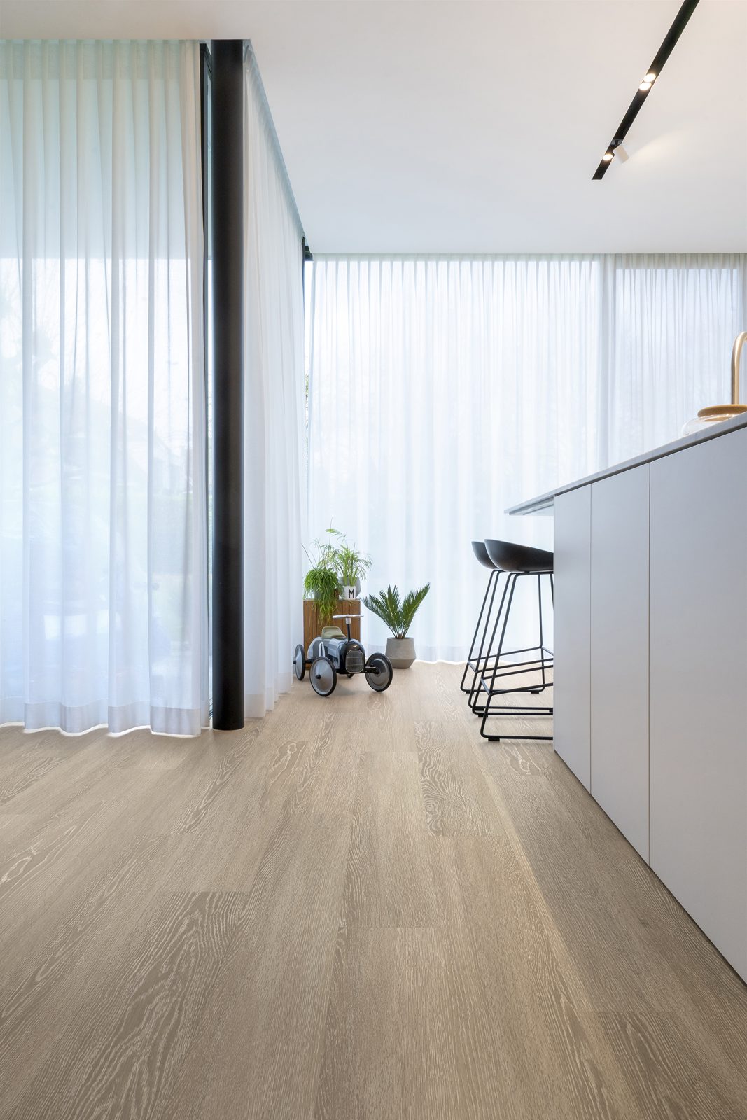 Coretec Edmonton (50 LVRE 133) PVC-vloer in een interieur