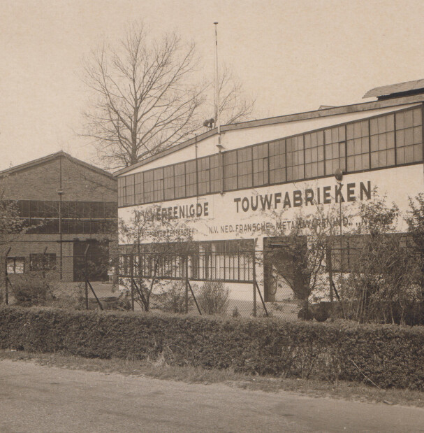Historische foto van de Verenigde Touwfabrieken